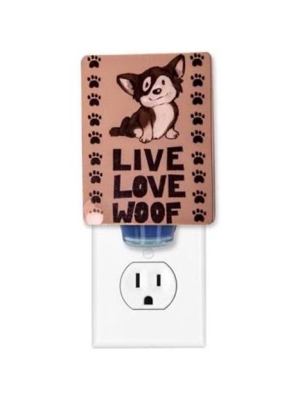 Mainstays Brand New Fragrance Oil Plug-In Diffuser, Live Love Bark